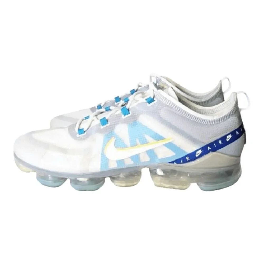 NIKE Air VaporMax 2019 'White University Gold Wolf Grey' Running Shoes Size 11.5